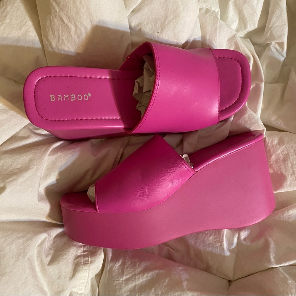 Barbie chunky platform wedges